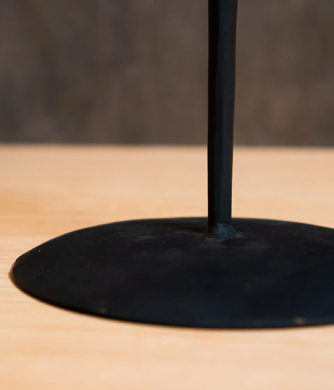 Hand-forged Iron Candle Stand with Snuffer {Large-C} (pre-order)