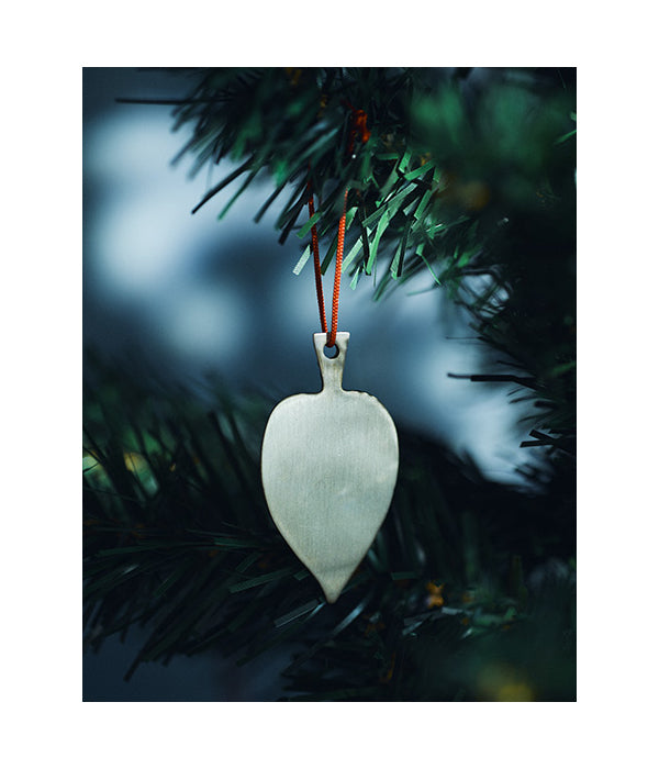 Silver Plated Leaf Ornament (20% Off)