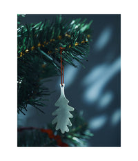 Silver Plated Leaf Ornament (20% Off)