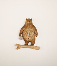 [PRE-ORDER] Brown Bear Wall Clock