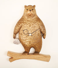 [PRE-ORDER] Brown Bear Wall Clock