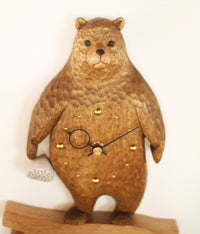 [PRE-ORDER] Brown Bear Wall Clock