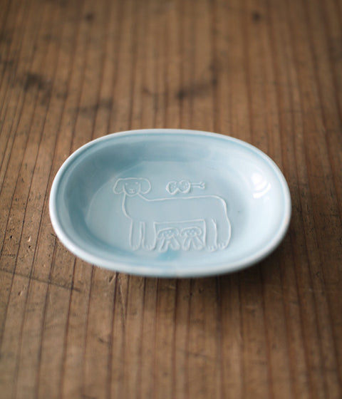 Mamezara Mini Dish {Dog}