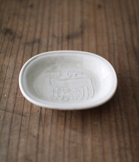 Mamezara Mini Dish {Dog}