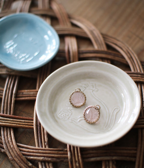 Mamezara Mini Dish {Cat}