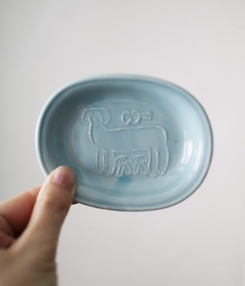 Mamezara Mini Dish {Dog}