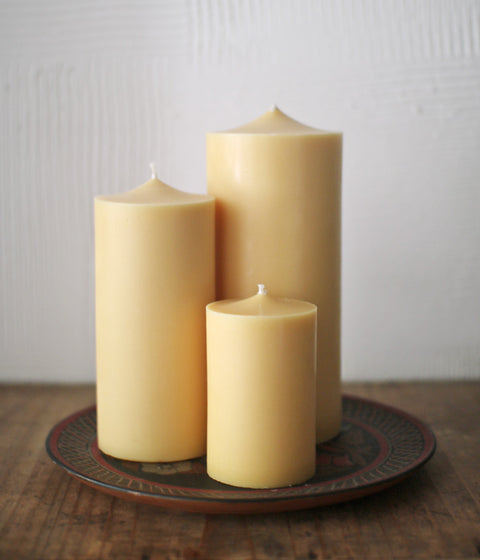 Rice Bran Block Candles
