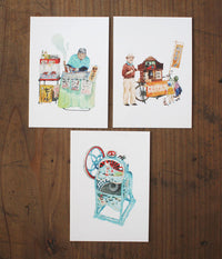 Justine Wang 21 Days in Japan Illustrated Postcards
