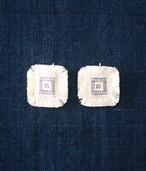 [SALE] "EYE" Silk Earrings
