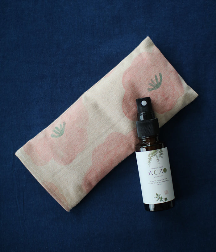 Warm Eye Pillow with Japanese Forest Mist {Camellia Sasanqua}