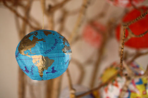 Japanese Paper Balloon {Globe}
