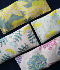 Warm Eye Pillow with Japanese Forest Mist {Yellow Butterflies}