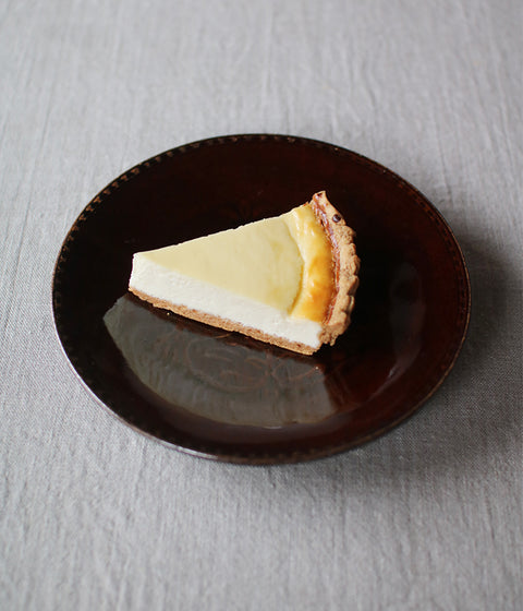Katauchi Medium Plate {Birds / Light Brown}