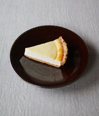 Katauchi Medium Plate Ash (18cm/7.3")