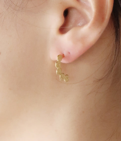 Jona "tenten hoop" Stud Earrings {Gold} (in stock)