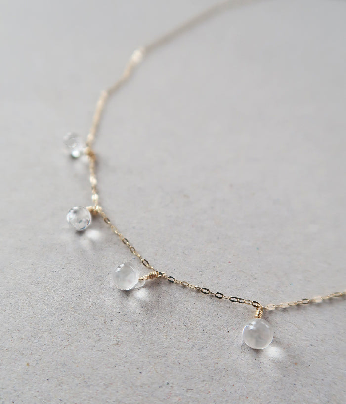 Kosame Little Rain Glass Necklace {10KG}