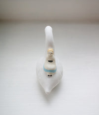 The Wild Swan Small Ceramic Figure