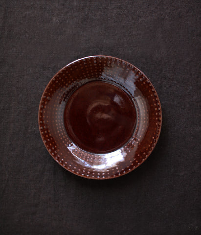 Katauchi Medium Plate Amber (18cm/7.3