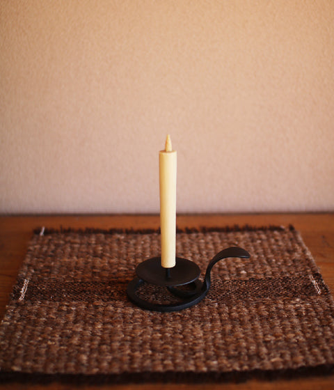 Hand-forged Iron Candle Holder with Handle (For candle size #1-5)