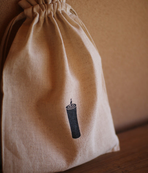 OMORI Candles Linen/Cotton Bag