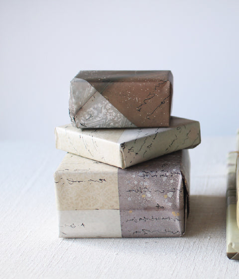 Japanese collage wrapping paper [B]