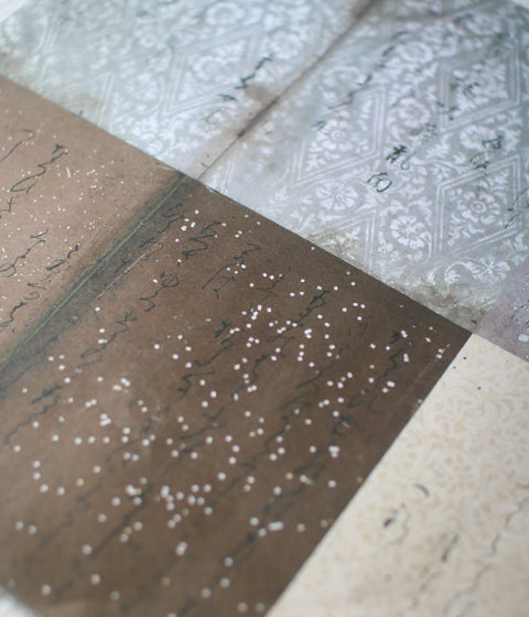 Japanese collage wrapping paper [B]