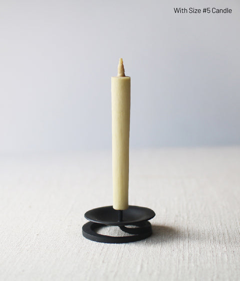 Hand-forged Iron Candle Holder Small (For candle size #1-5)
