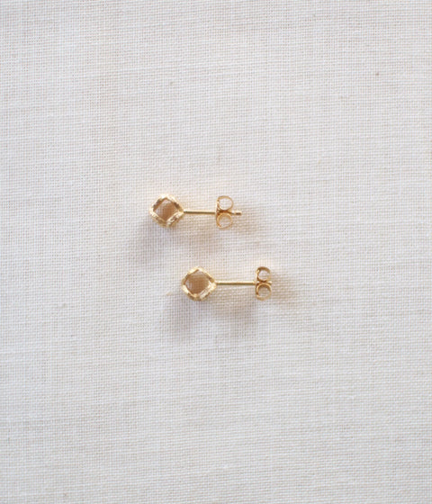 Jona "tenten comaru" Stud Earrings {Gold} (ships in 1 week)