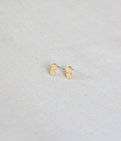 Jona "tenten" Stud Earrings {Gold}