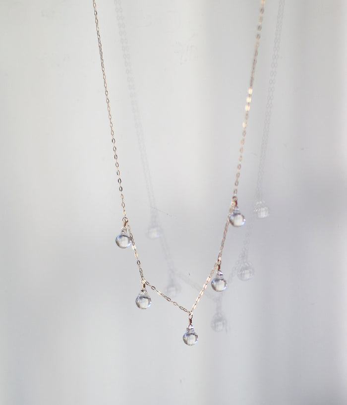 Kosame Little Rain Glass Necklace {10KG}