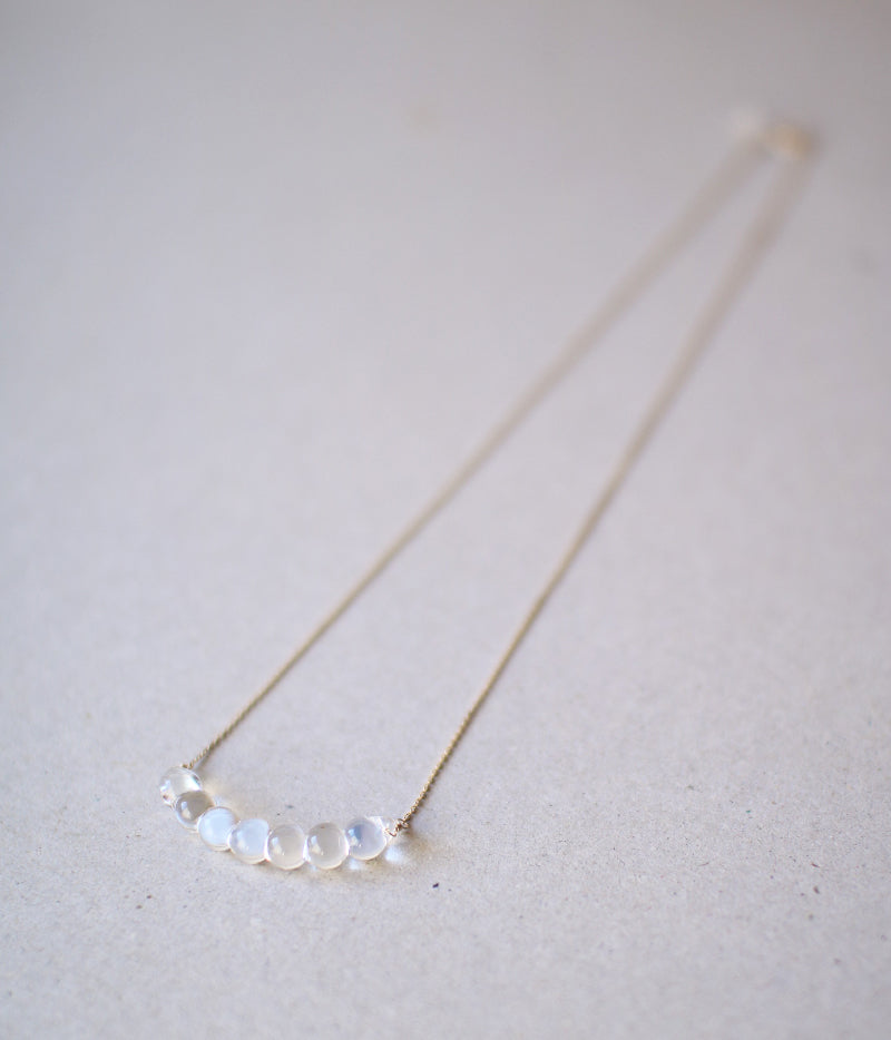 Miu Glass Necklace (10K Gold)