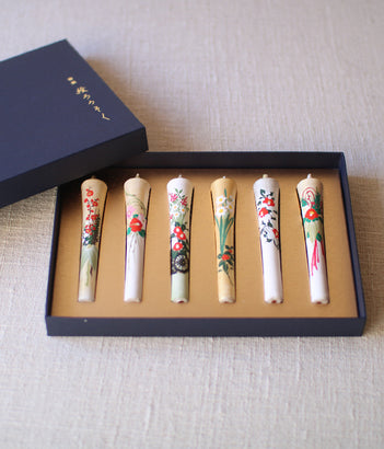 Floral Painted Candles Seasonal Special Set