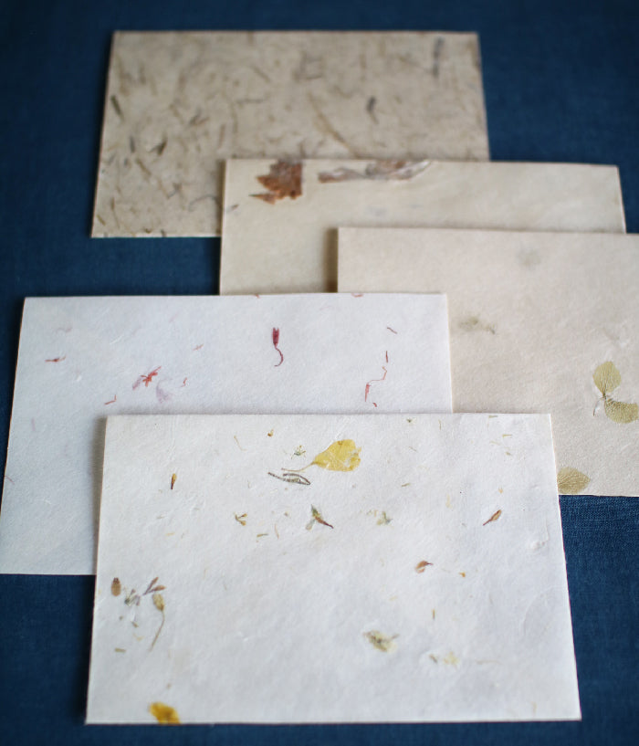 Mino White Japanese Paper Envelopes. Set of 10. – Japan Stationery