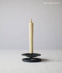 Hand-forged Iron Candle Holder Small (For candle size #1-5)