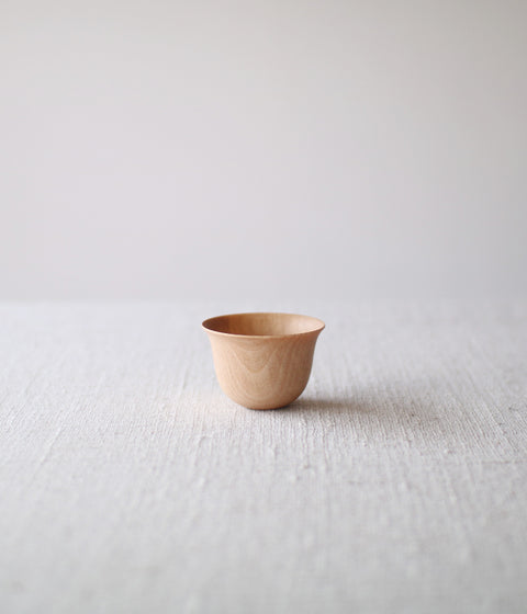TOHKA Wood Sake Cups {Natural} (sold out)