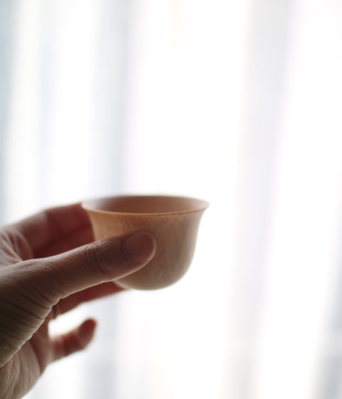 TOHKA Wood Sake Cups {Natural} (sold out)
