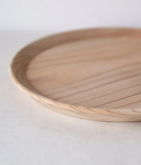 Round Wooden Tray {Japanese Cedar}