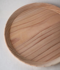 Round Wooden Tray {Japanese Cedar}