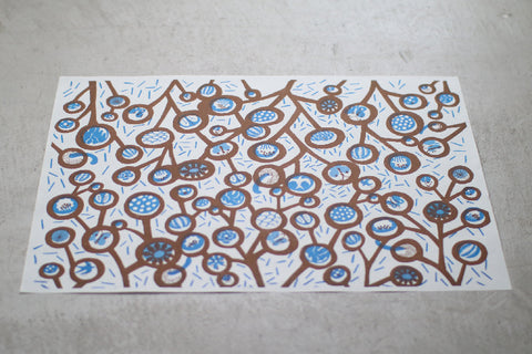Natsuko Kozue A3 Wrapping Paper {Forest}