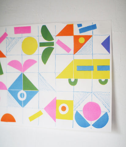 Natsuko Kozue A3 Wrapping Paper {Tiles}