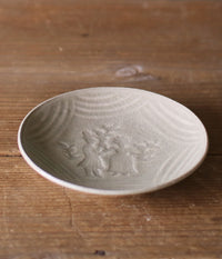 Gunji Pottery Mini Plate {People}