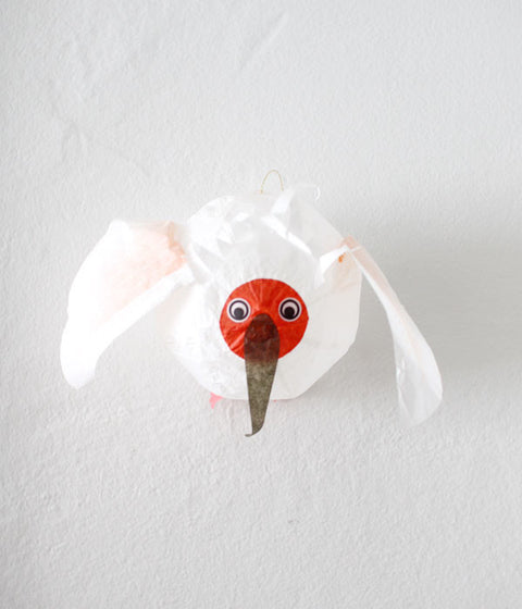 Japanese Paper Balloon {White Bird}