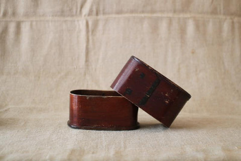 [Vintage] Japanese Bent Wood Bento Box (B)