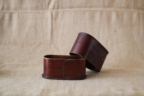 [Vintage] Japanese Bent Wood Bento Box (B)