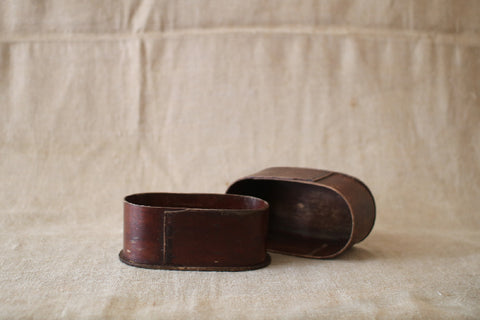 [Vintage] Japanese Bent Wood Bento Box (A)