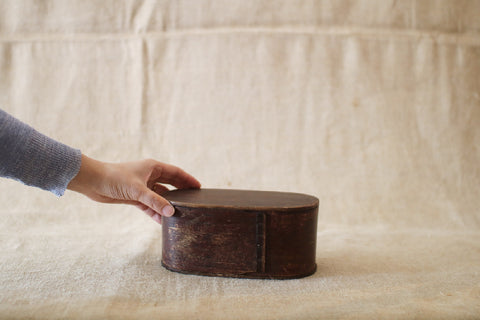 [Vintage] Japanese Bent Wood Bento Box (A)