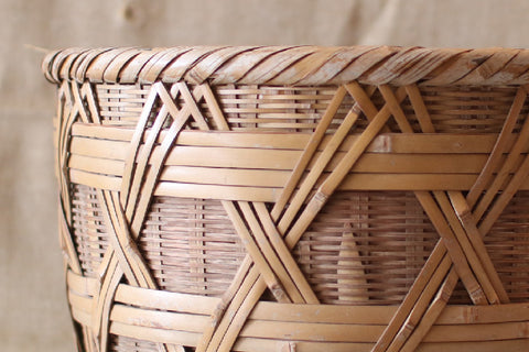 [Vintage] Bamboo Large Basket