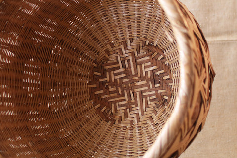 [Vintage] Bamboo Large Basket