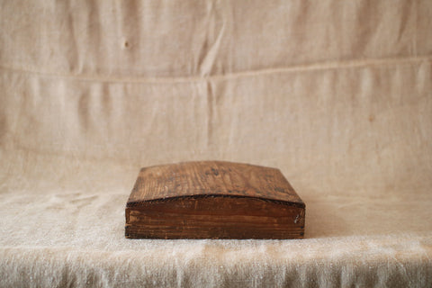 [Vintage] Wooden Lidded Flat Box