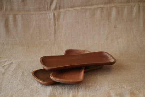 [Vintage] Long Wooden Trays